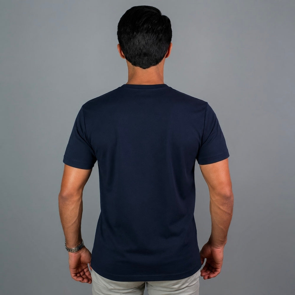 T-shirt Algodão Pima Azul Marinho
