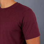 T-shirt Algodão Pima Bordô