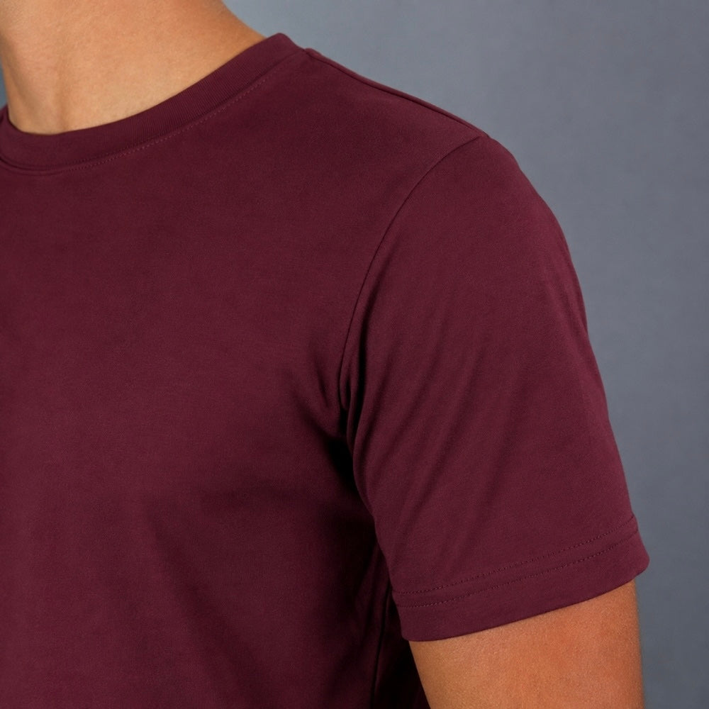 T-shirt Algodão Pima Bordô