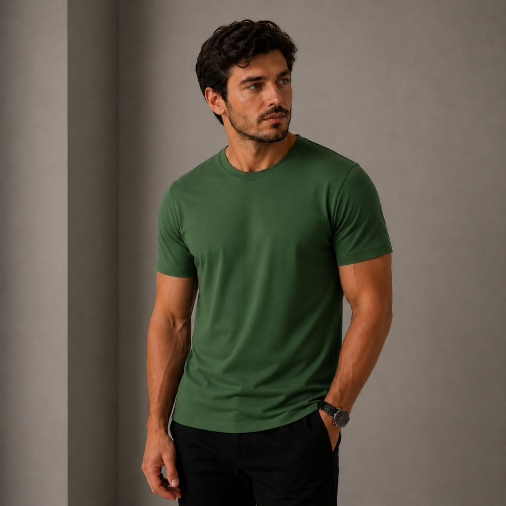 T-shirt algodão pima