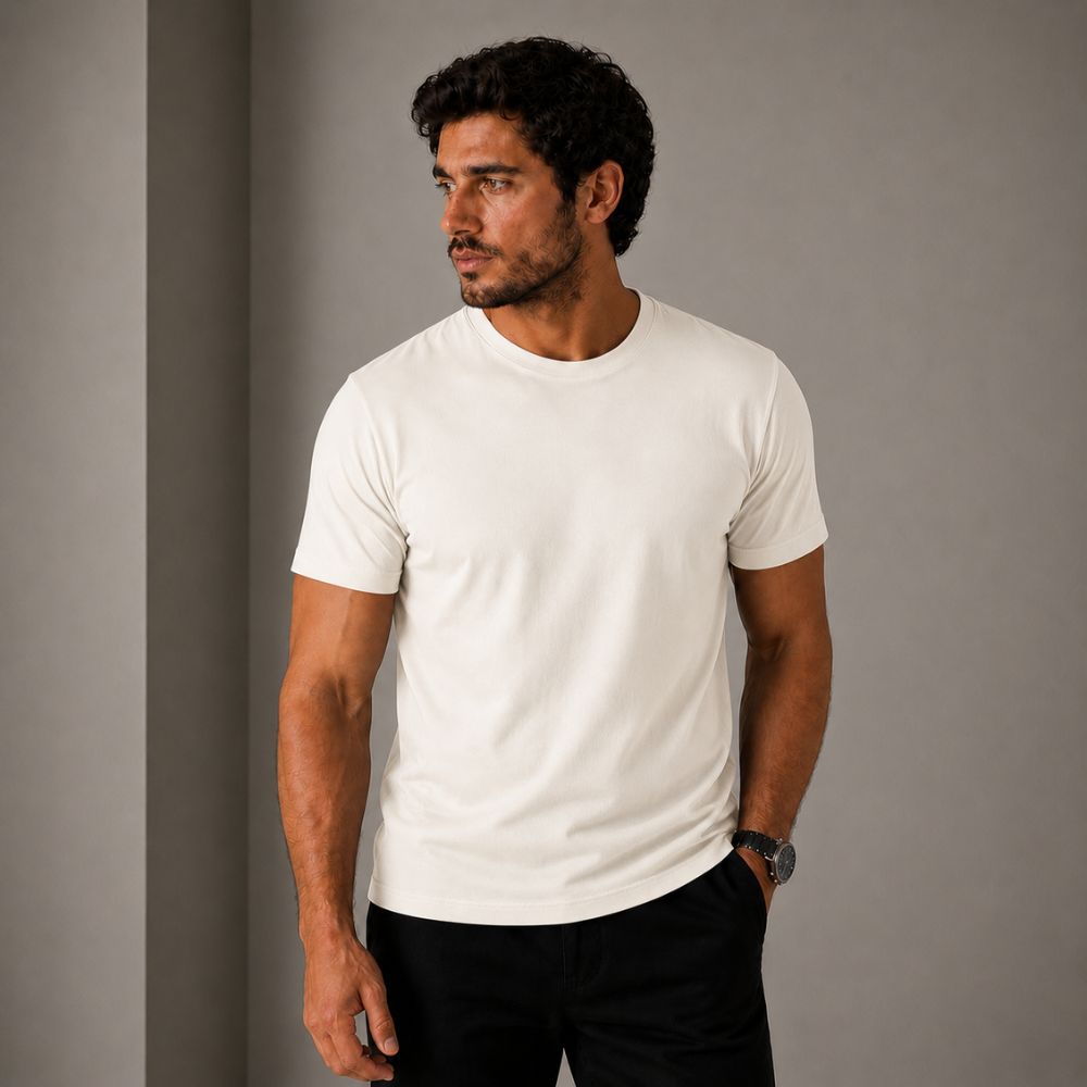 T-shirt algodão pima
