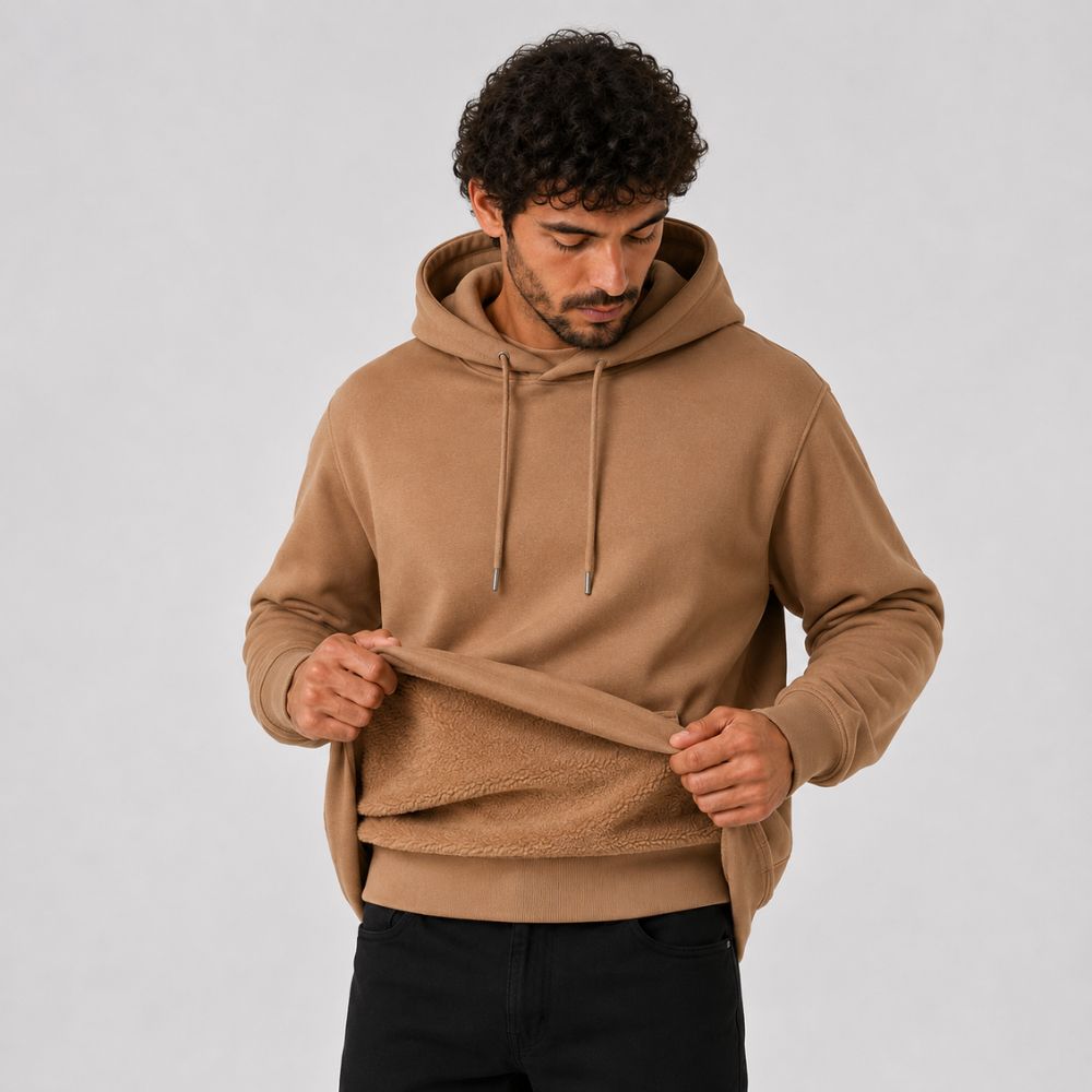 Moletom Hoodie Marrom
