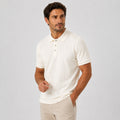 Camisa Polo Tech Modal Off White