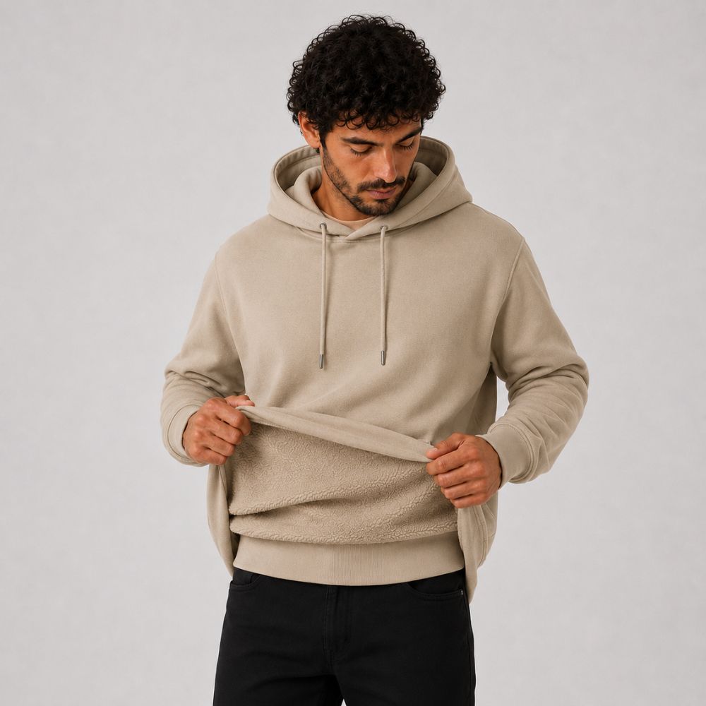 Moletom Hoodie Bege