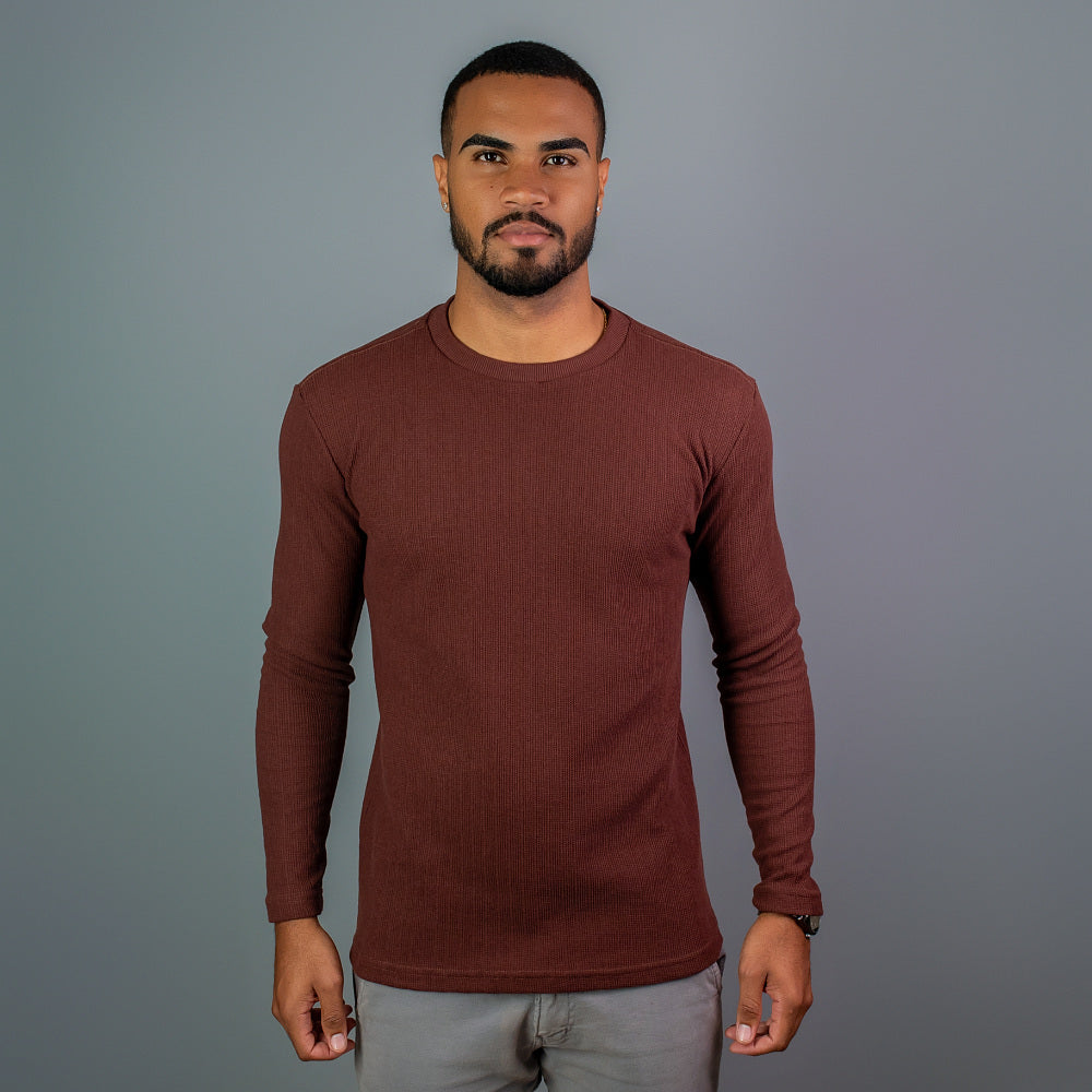Suéter Tricot Marrom