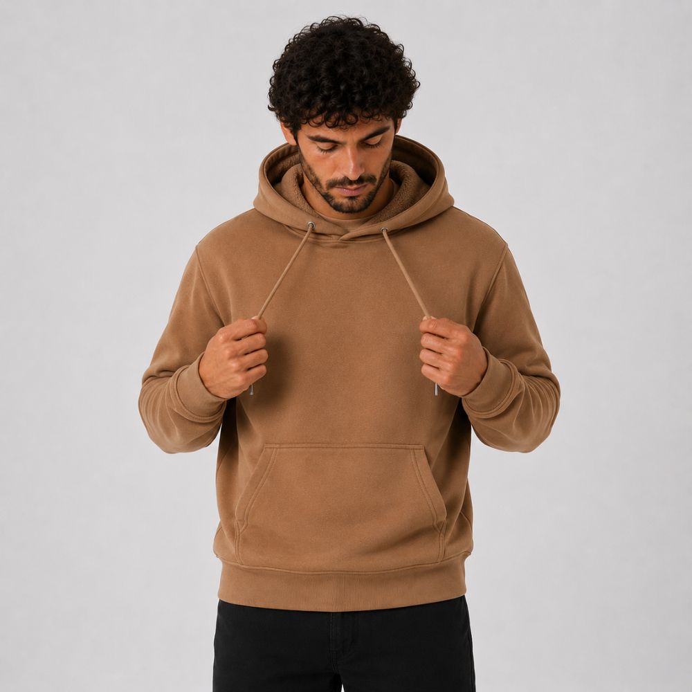 Moletom Hoodie Marrom