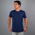T-shirt Algodão Pima Azul Marinho