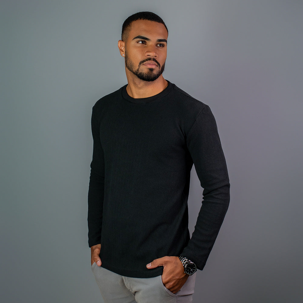 Suéter Tricot Preto