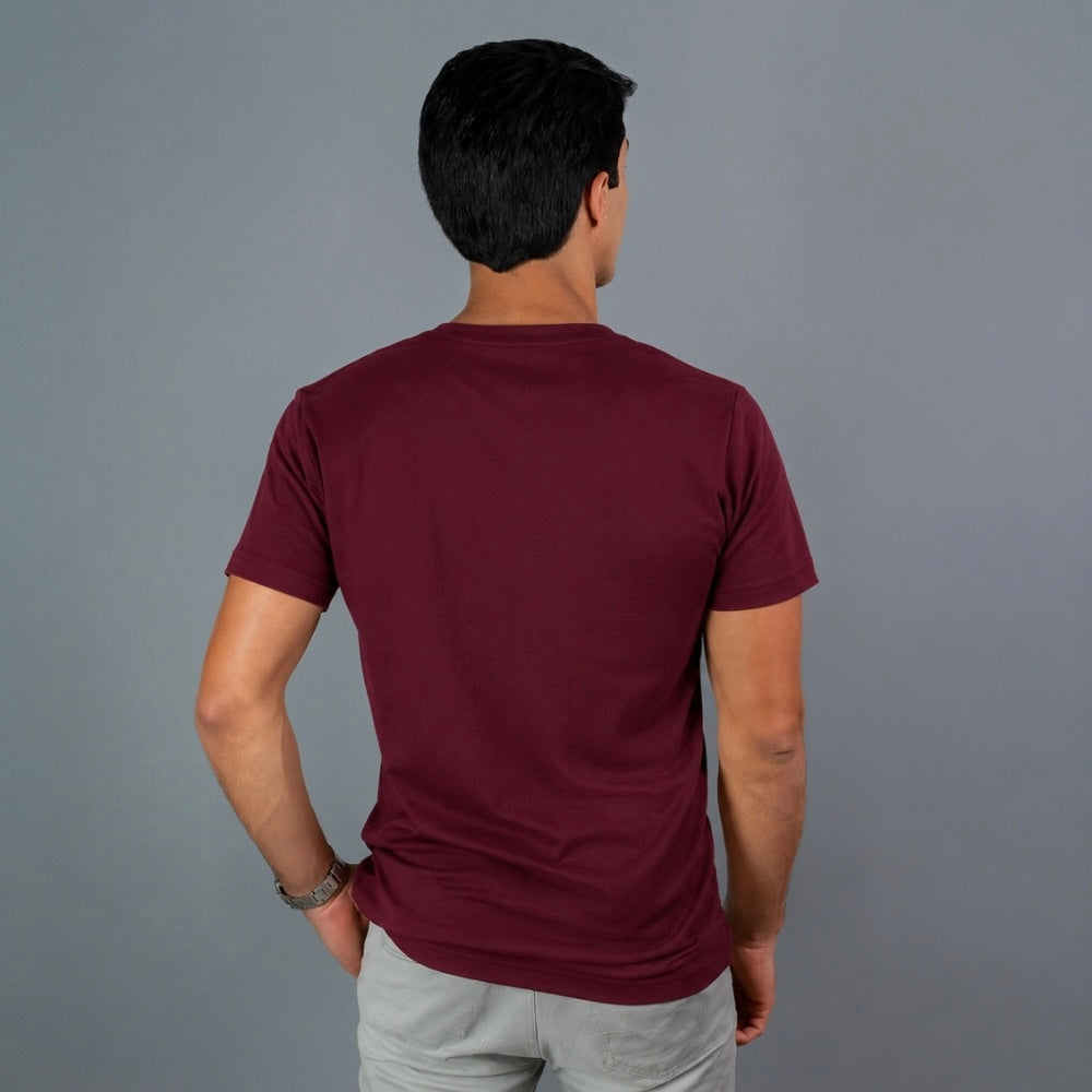 T-shirt Algodão Pima Bordô