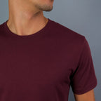 T-shirt Algodão Pima Bordô