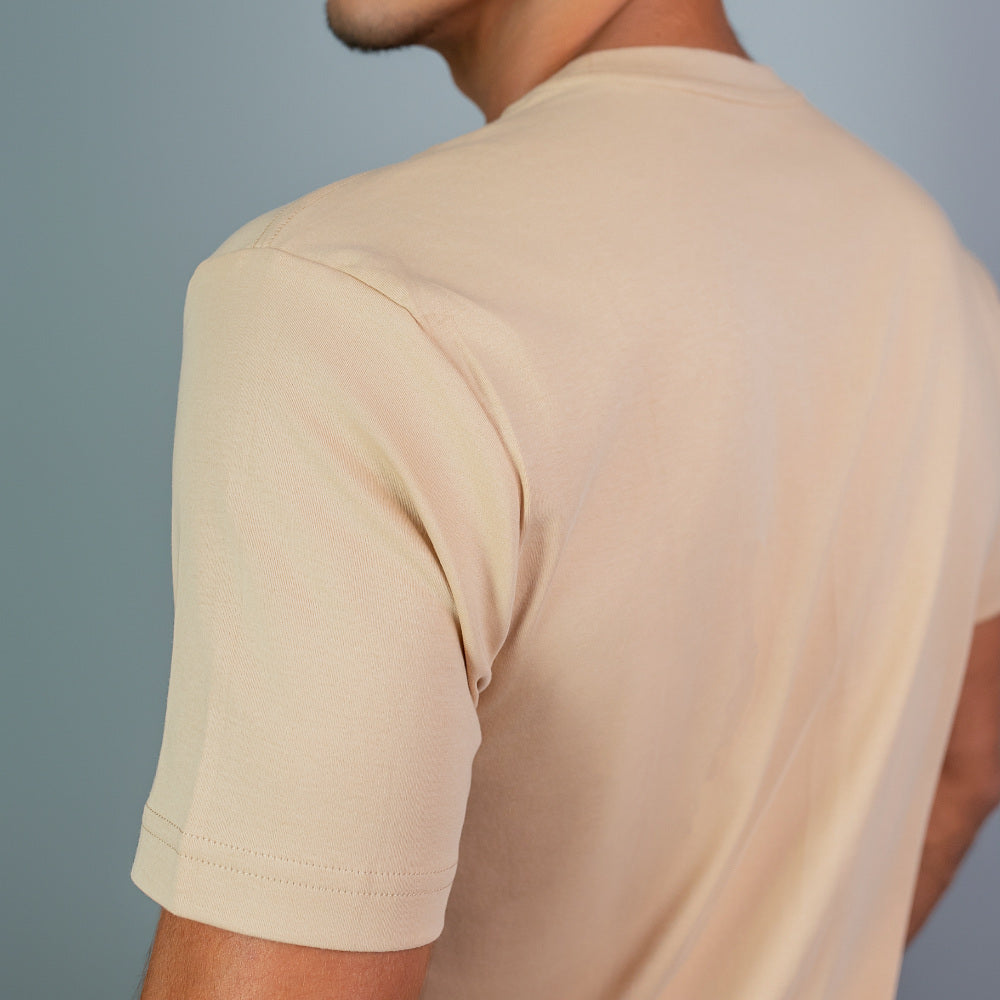 T-shirt Algodão Pima Bege