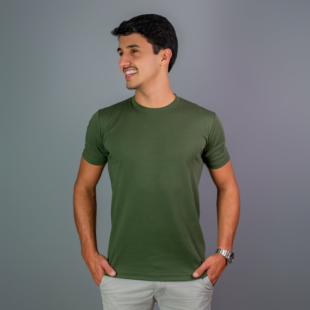 T-shirt algodão pima