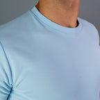 T-shirt Algodão Pima Azul bebê