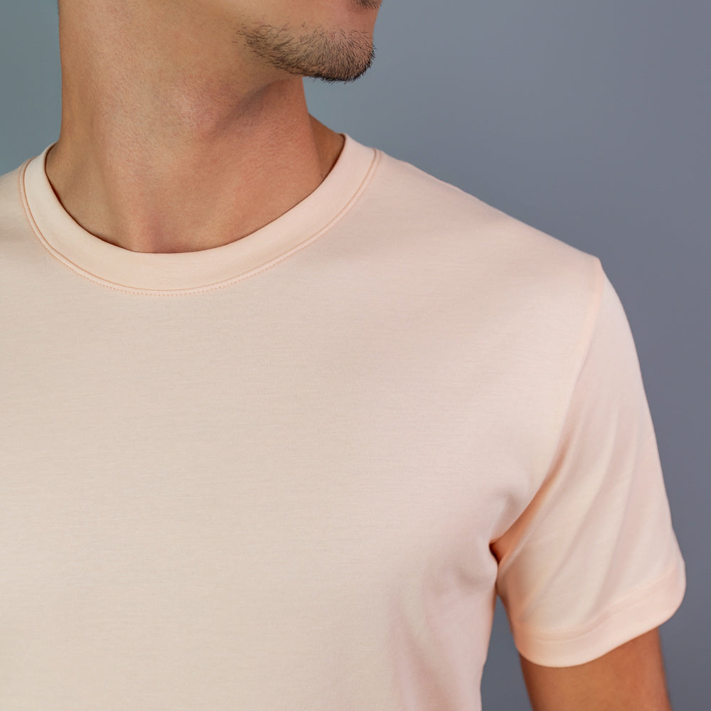 T-shirt Algodão Pima Salmão