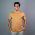 T-shirt Algodão Pima Caramelo