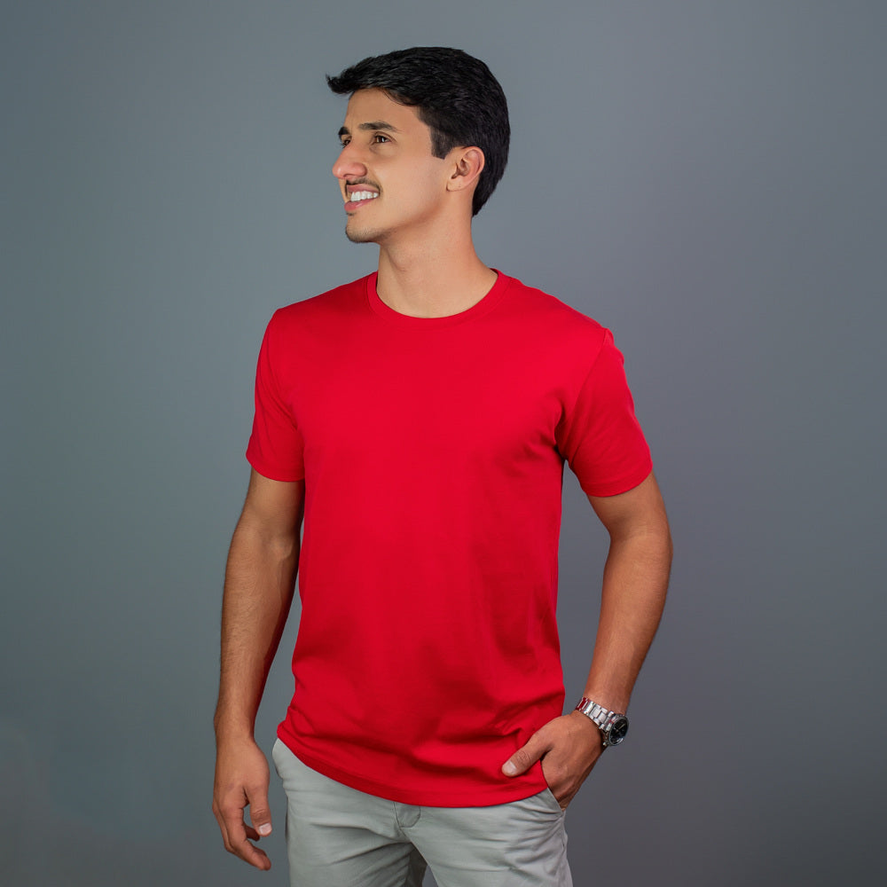 T-shirt algodão pima