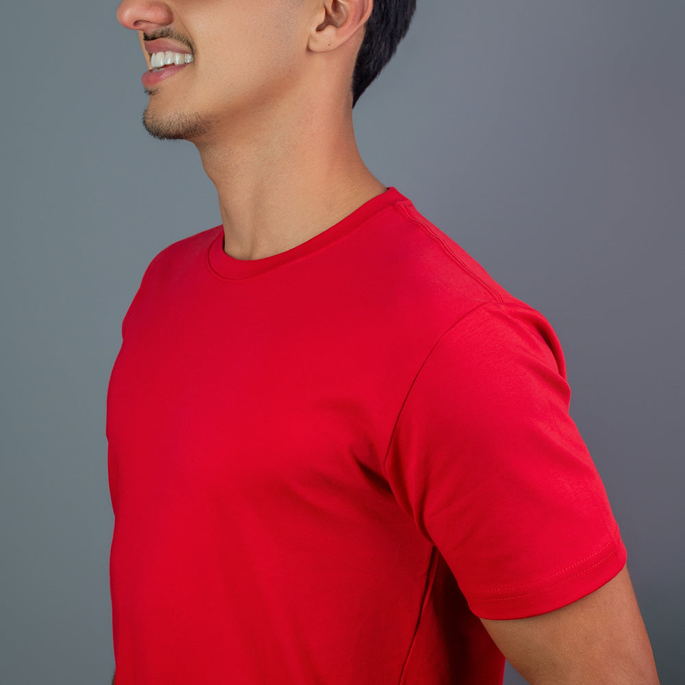 T-shirt Algodão Pima Vermelho