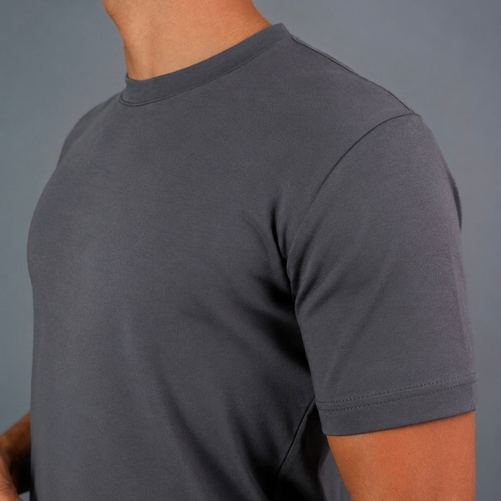 T-shirt Algodão Pima Cinza