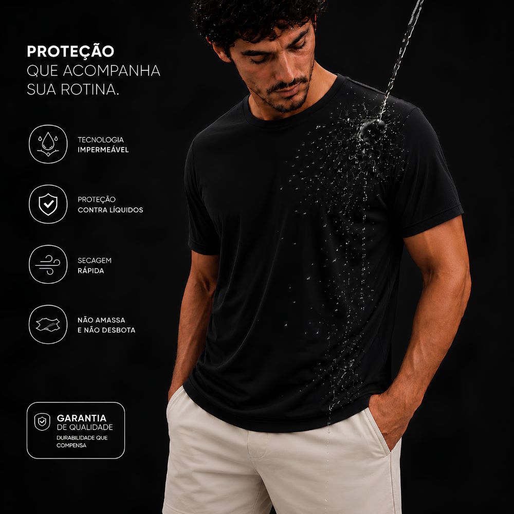 Camisa Impermeável Preta
