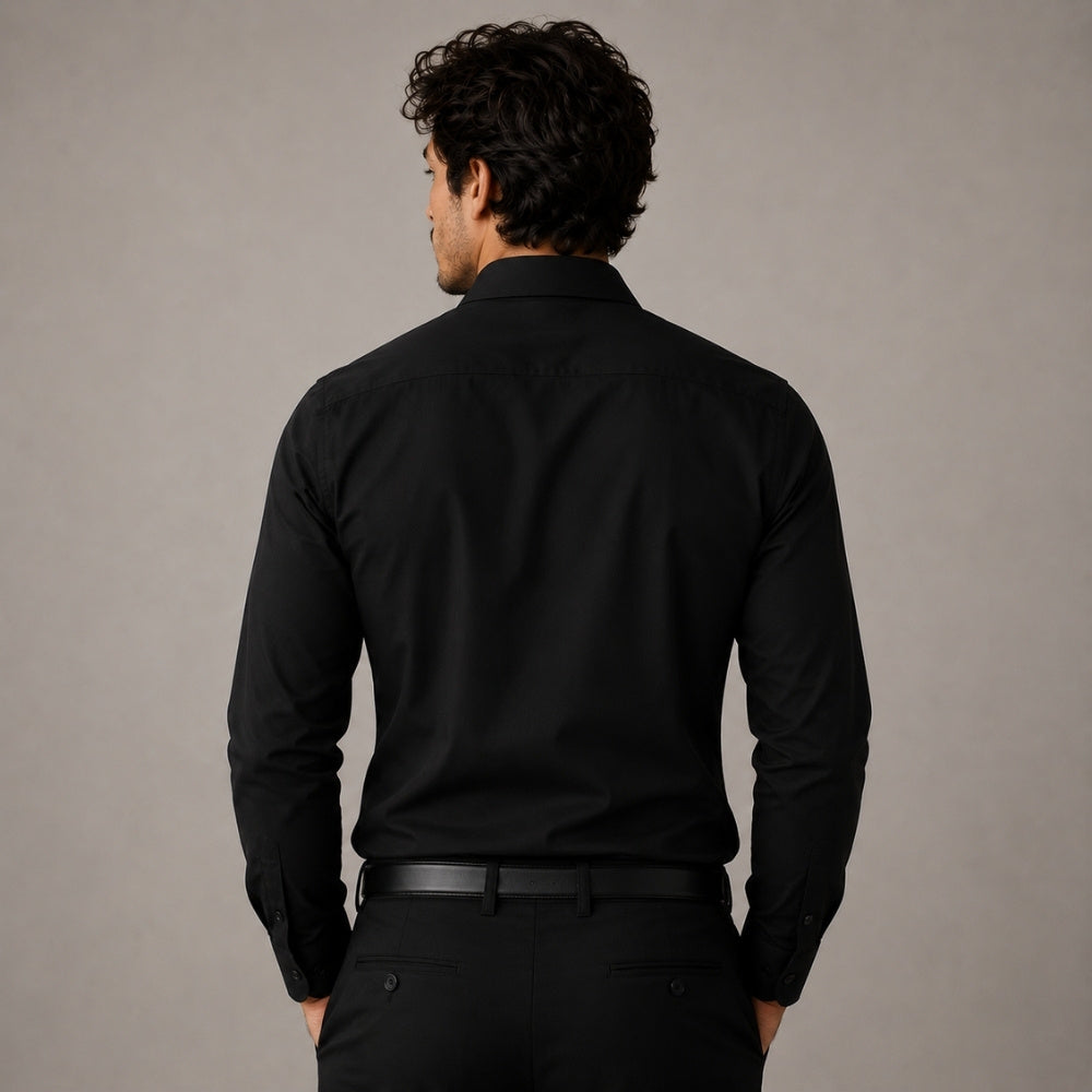 Camisa Social Tech Preta