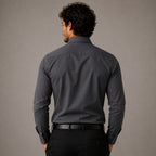 Camisa Social Tech Cinza Chumbo