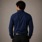Camisa Social Tech Azul Marinho