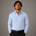 Camisa Social Tech Azul bebê