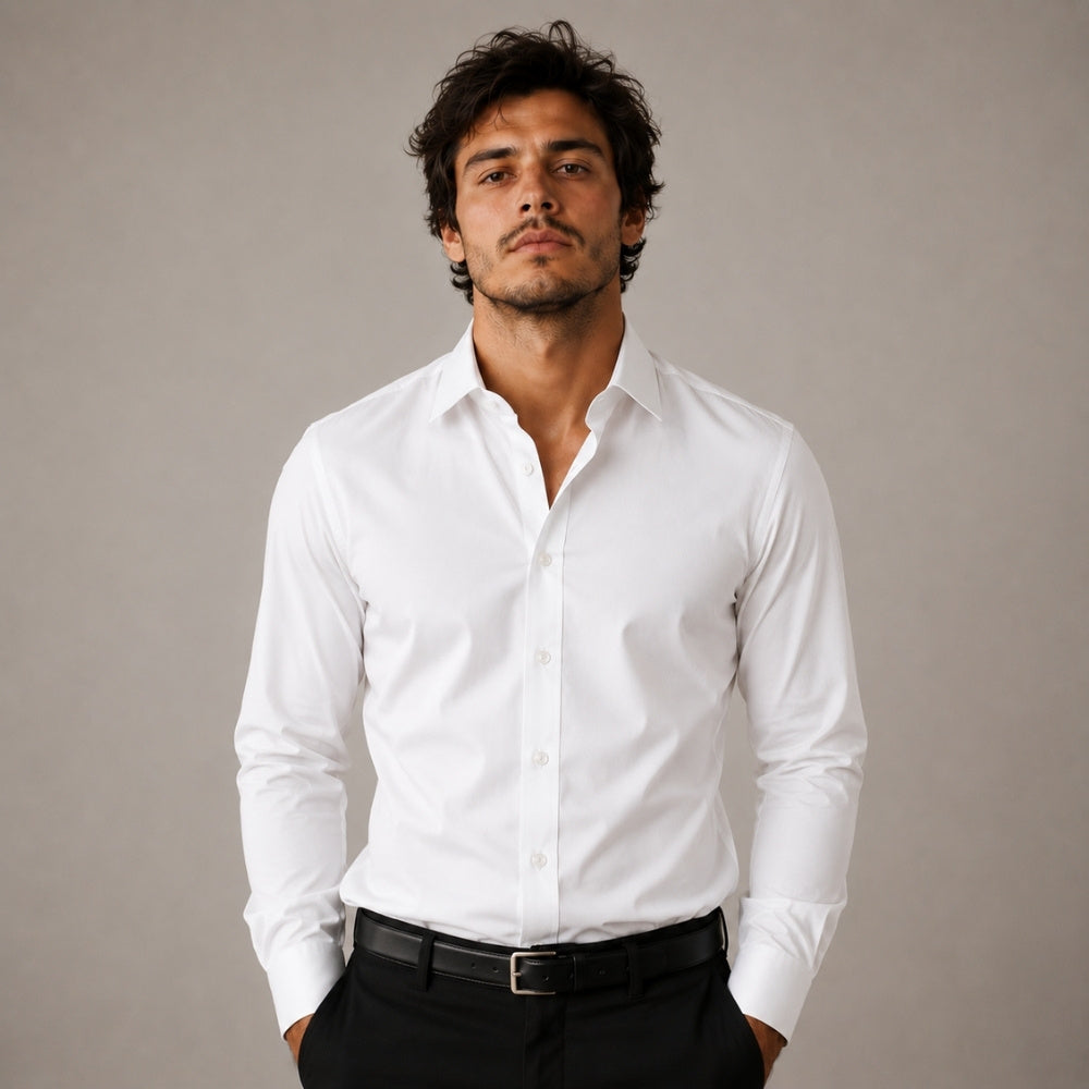 Camisa Social Tech Branca
