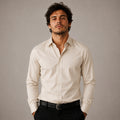 Camisa Social Tech Bege